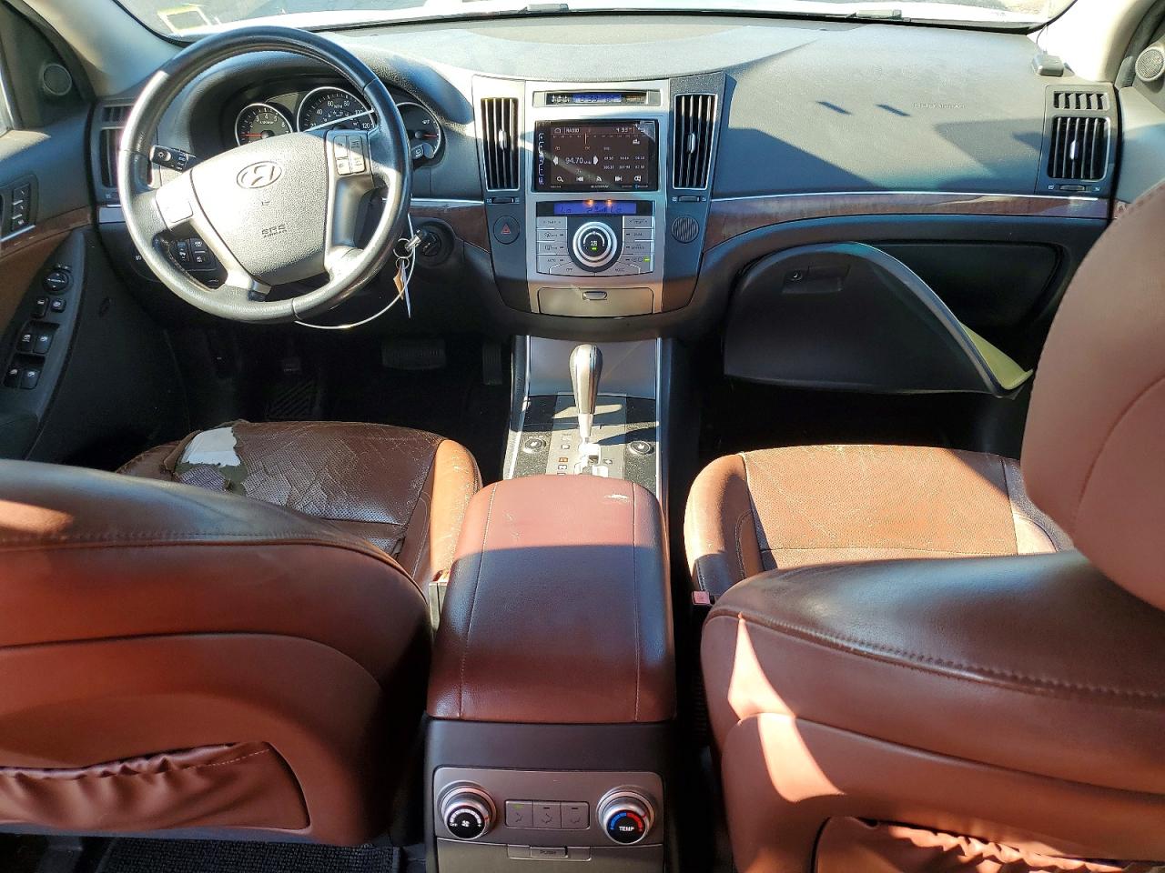 2008 Hyundai Veracruz Gls Silver vin: KM8NU73C38U068933