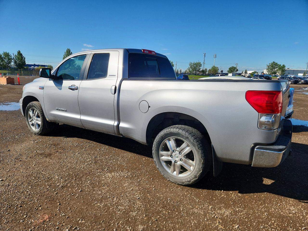 2007 Toyota Tundra Double Cab Limited Silver vin: 5TBBV58137S488848