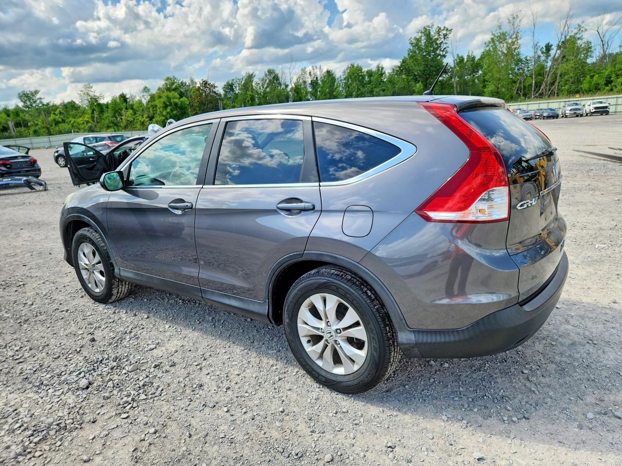 2014 Honda Cr-v Ex Silver vin: 2HKRM4H5XEH624739