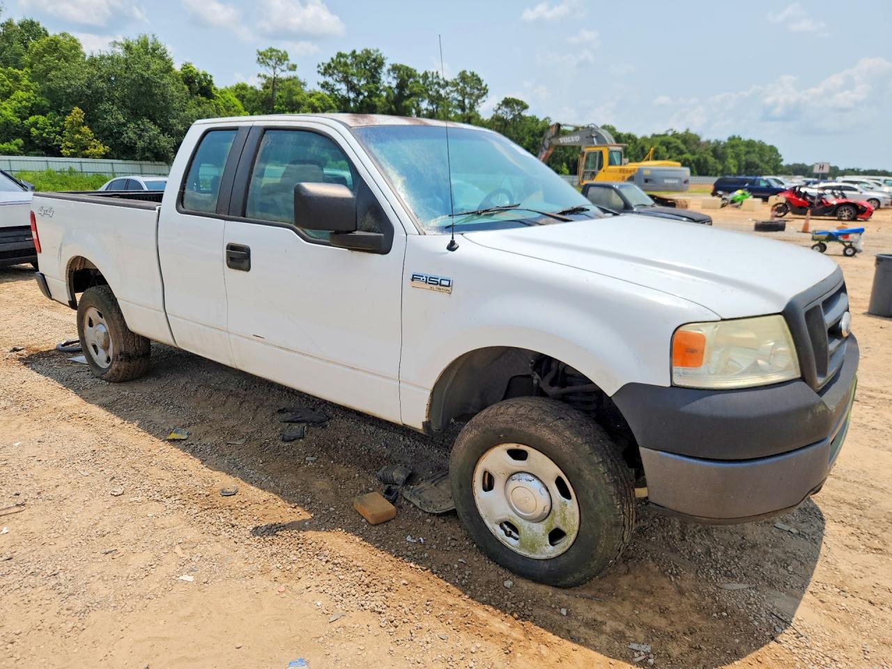2007 Ford F150 Белый vin: 1FTRX14W47FA07807