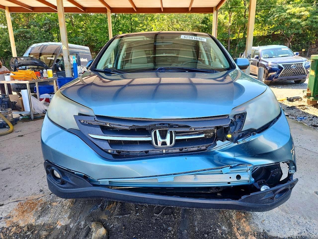 2014 Honda Cr-v Ex Синий vin: 2HKRM3H52EH542613