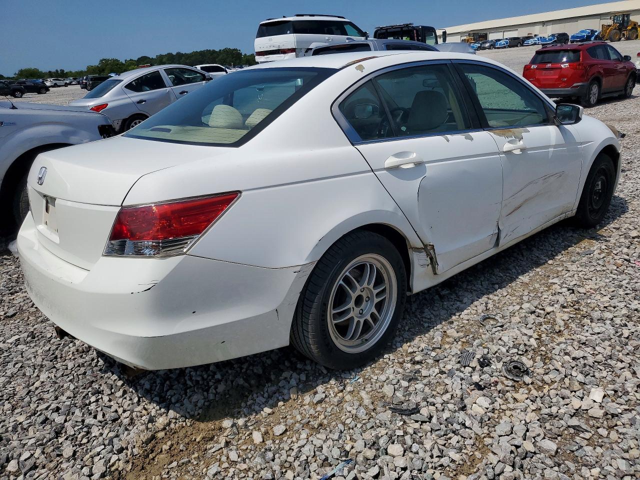 2009 Honda Accord Lx White vin: 1HGCP26339A194828