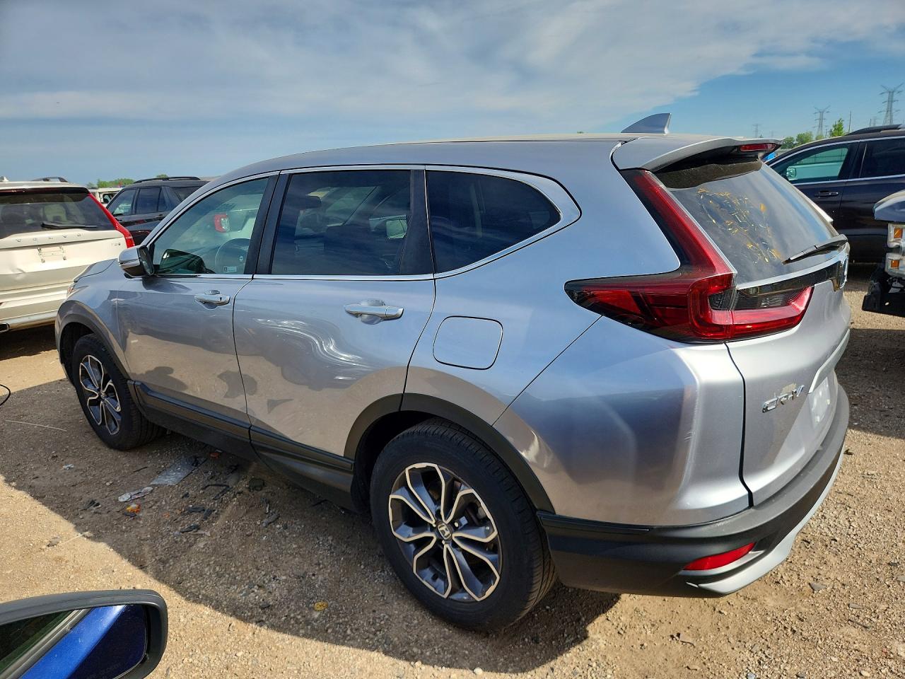 2020 Honda Cr-v Exl Silver vin: 2HKRW2H84LH634429