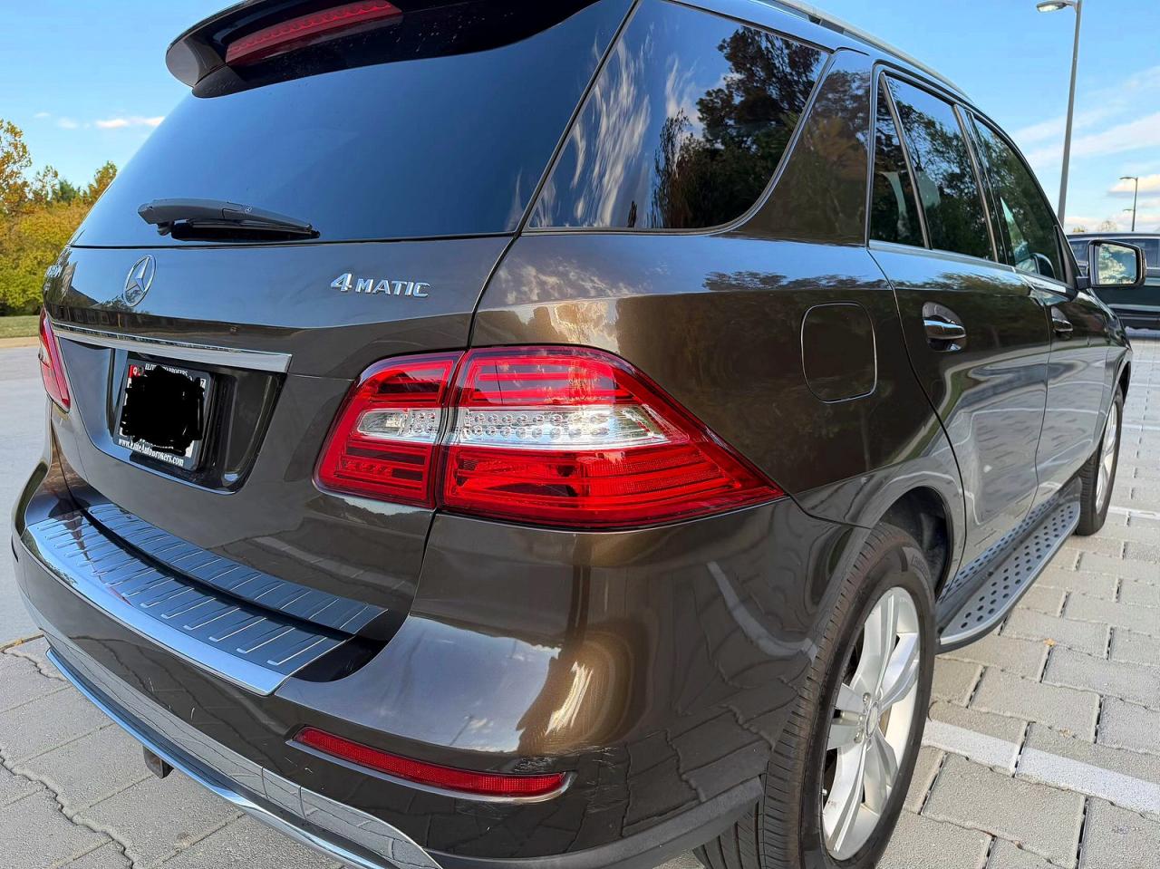 2012 Mercedes-benz Ml 350 4matic Brown vin: 4JGDA5HB2CA026708