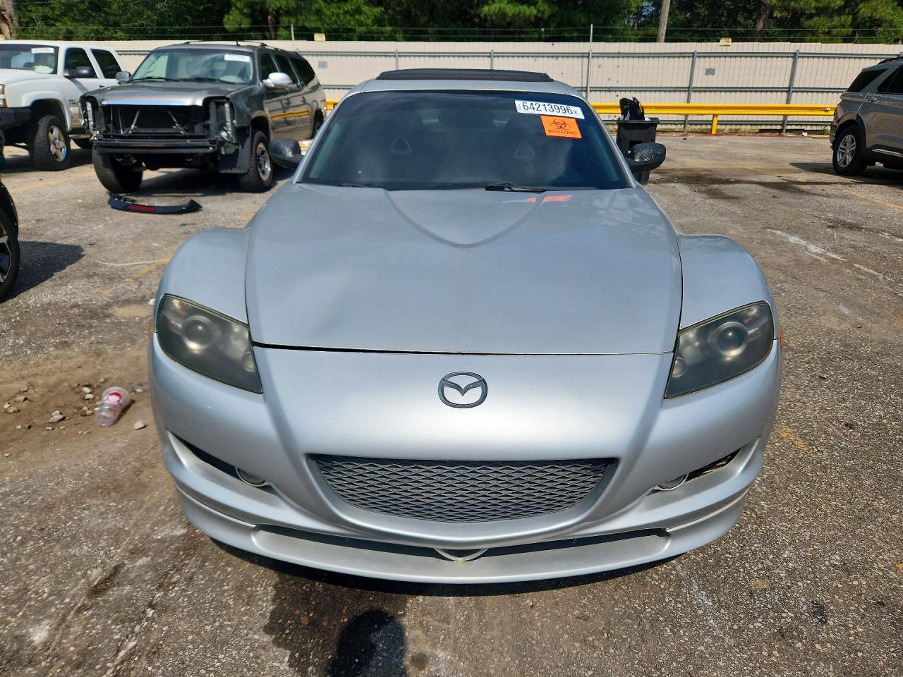 2004 Mazda Rx8 Silver vin: JM1FE17N440118058