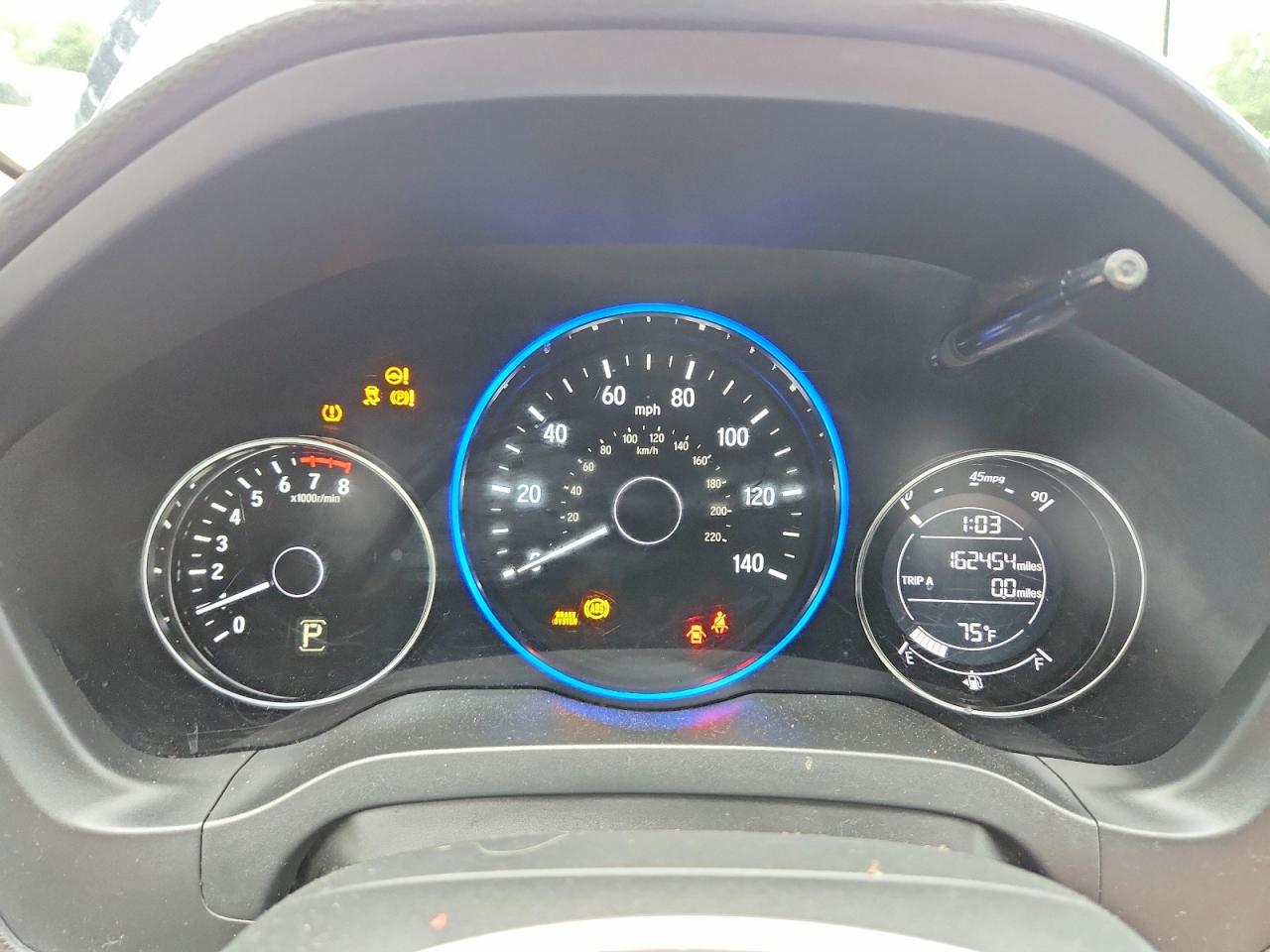 2017 Honda Hr-v Lx Blue vin: 3CZRU5H39HG701774