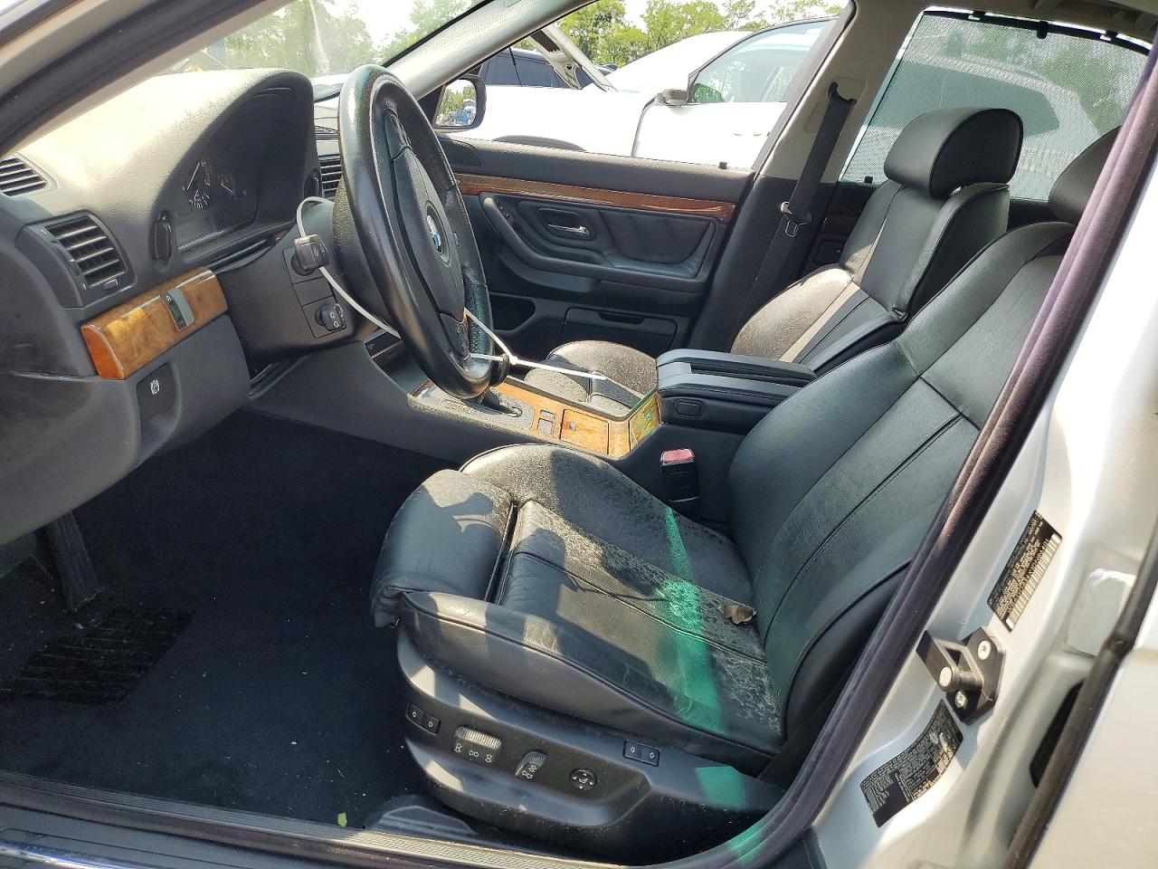 2001 Bmw 740 I Automatic Silver vin: WBAGG834X1DN86401
