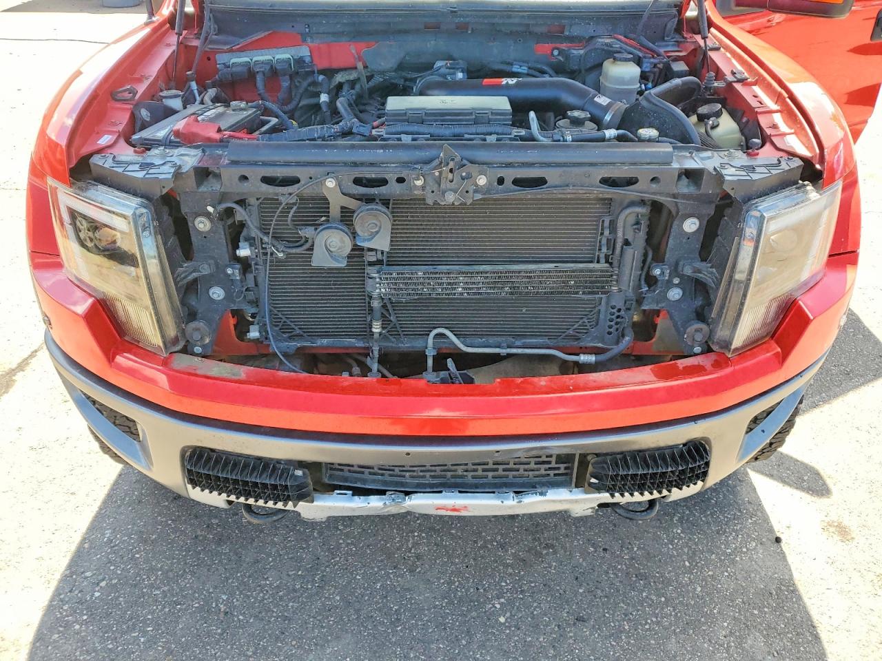 2013 Ford F150 Svt Raptor Красный vin: 1FTFW1R60DFA53659