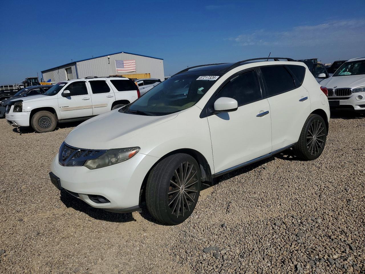 2011 Nissan Murano S White vin: JN8AZ1MW5BW154710