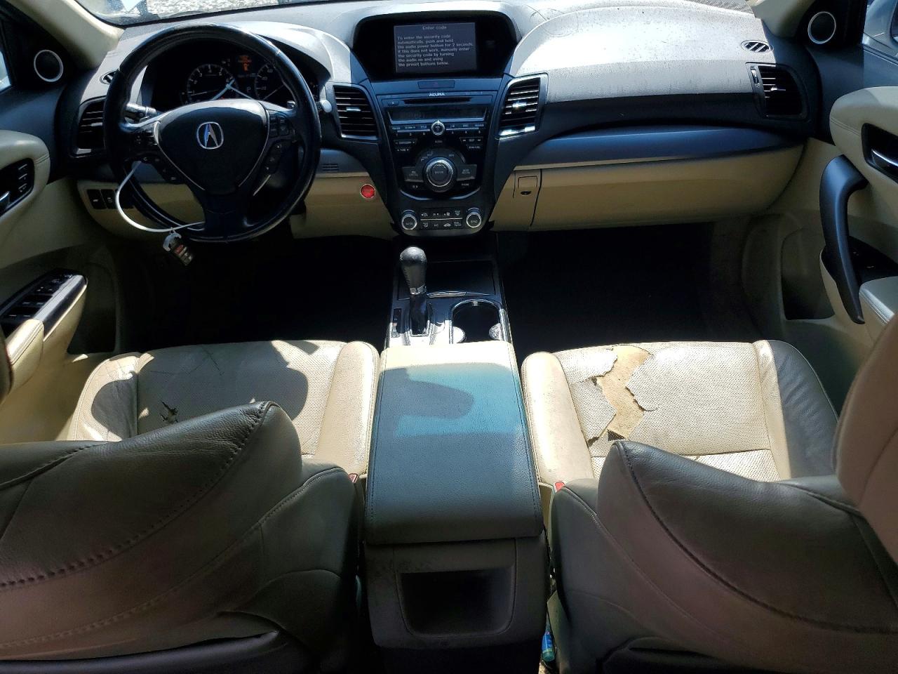2015 Acura Rdx Technology White vin: 5J8TB3H54FL016039