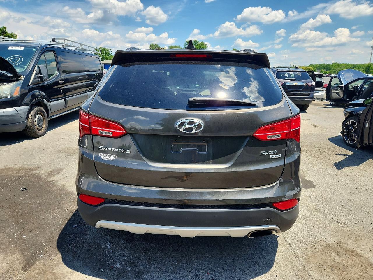 2014 Hyundai Santa Fe Sport 2.4l Brown vin: 5XYZUDLB6EG156013