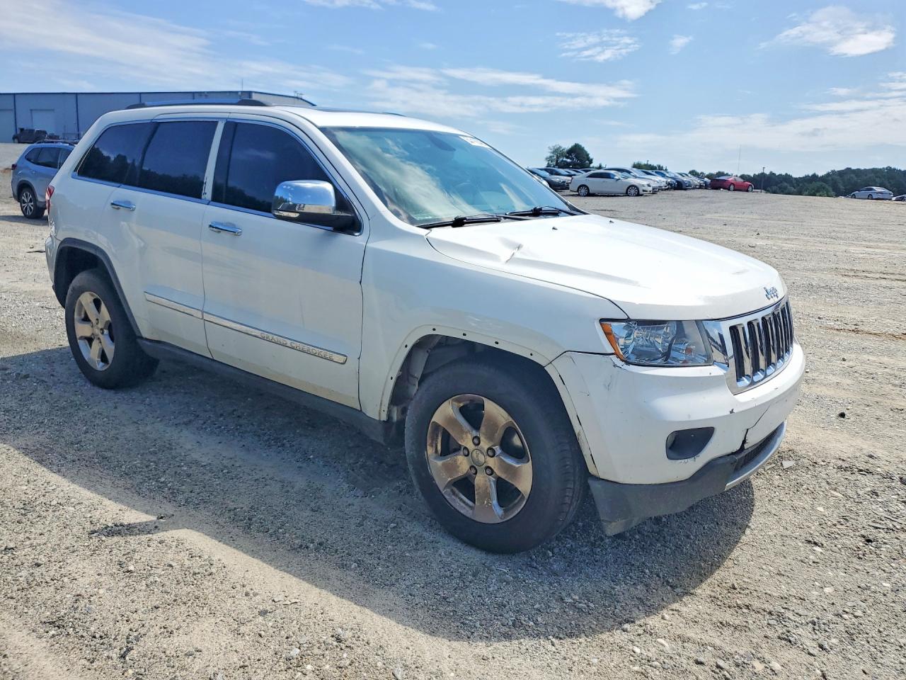 2013 Jeep Grand Cherokee Limited White vin: 1C4RJEBGXDC656691