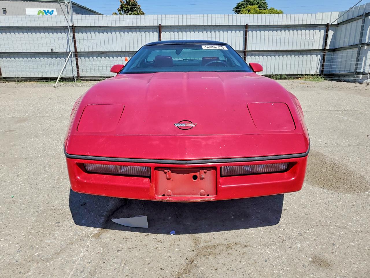 1986 Chevrolet Corvette Red vin: 1G1YY0784G5123135