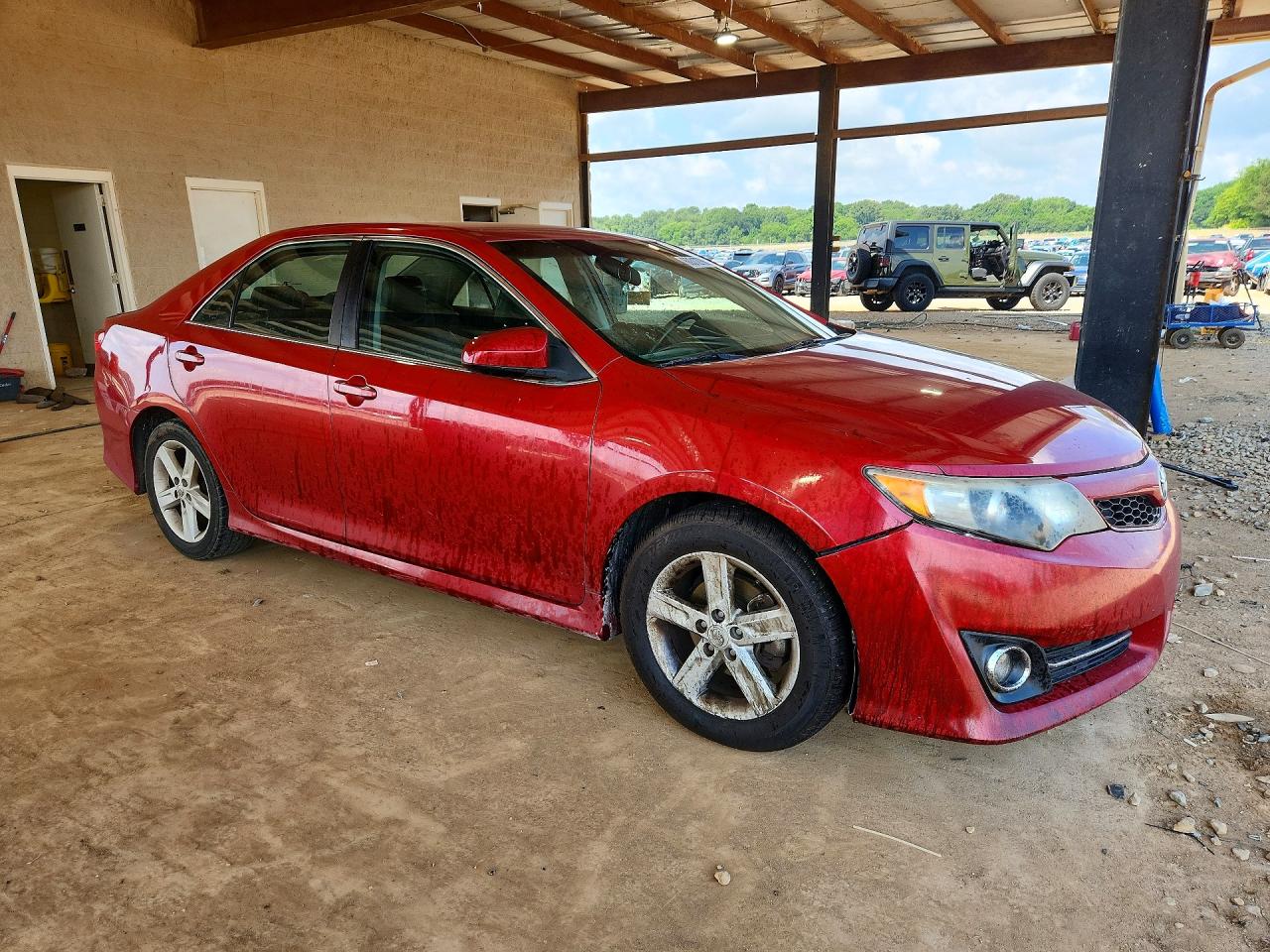 2012 Toyota Camry Se Red vin: 4T1BF1FK8CU615412