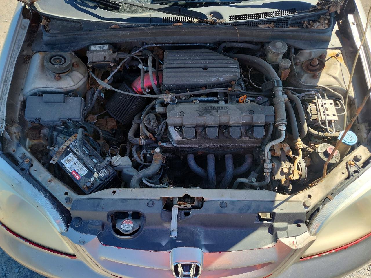 2002 Honda Civic Ex Silver vin: 1HGEM21942L102715