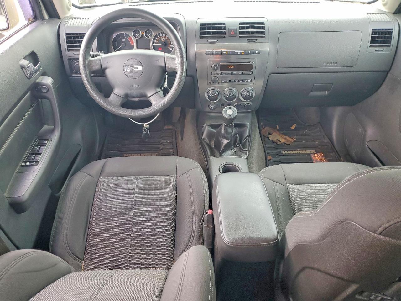 2007 Hummer H3 Серый vin: 5GTDN13E778114047