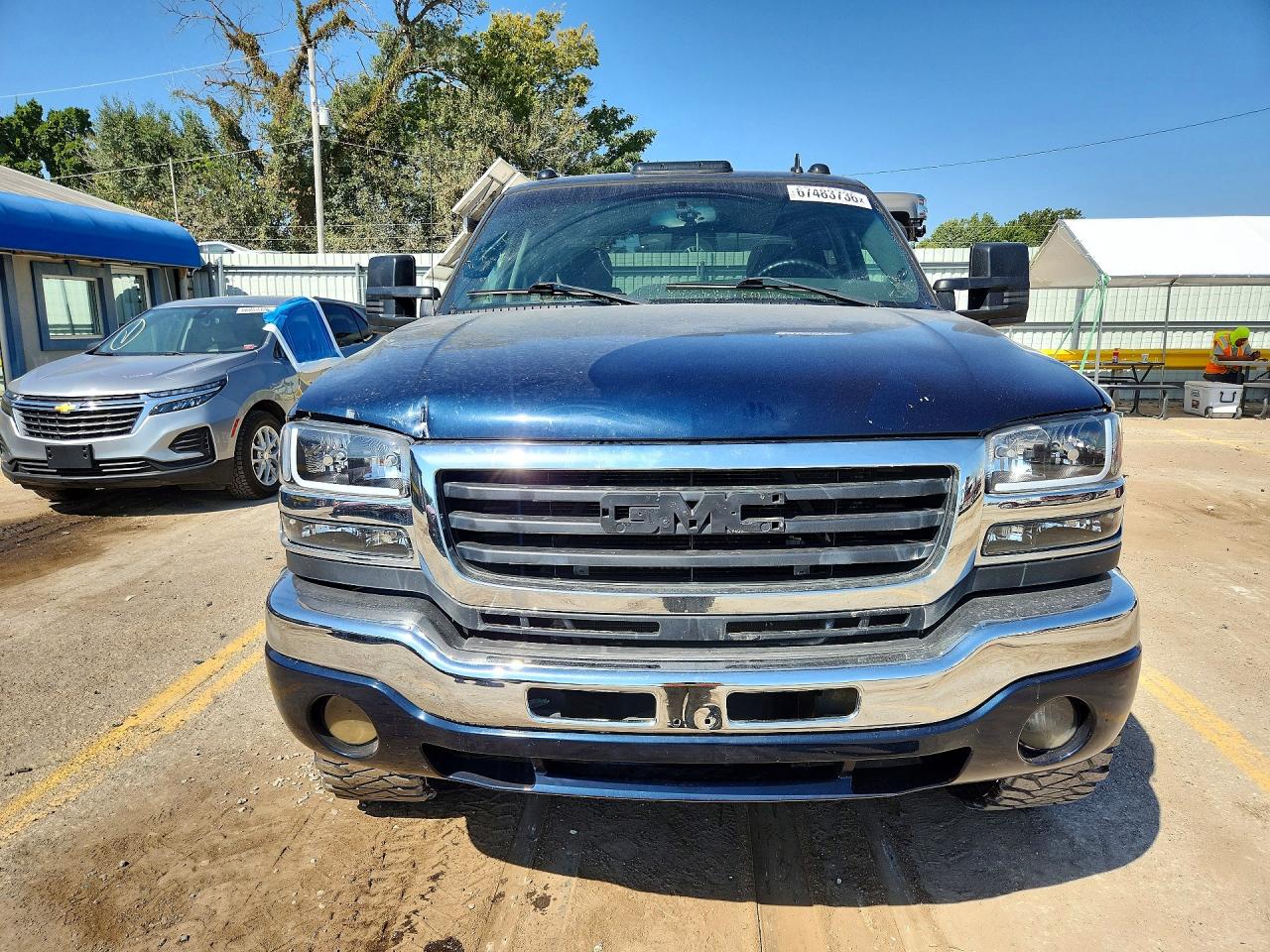 2006 Gmc Sierra Blue vin: 1GTHK23D16F140717