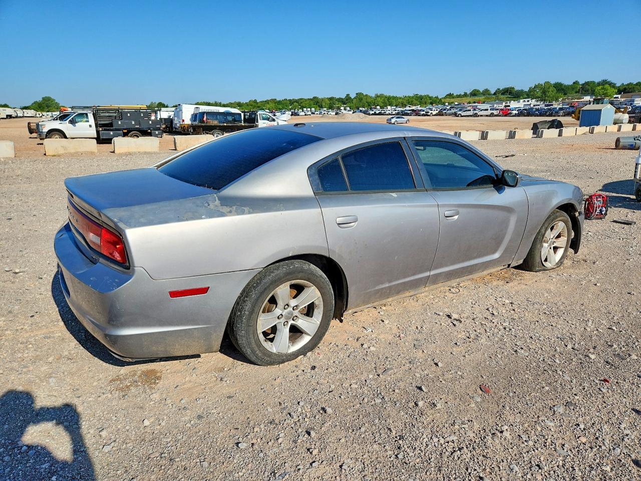 2014 Dodge Charger Sxt Silver vin: 2C3CDXHG2EH239326