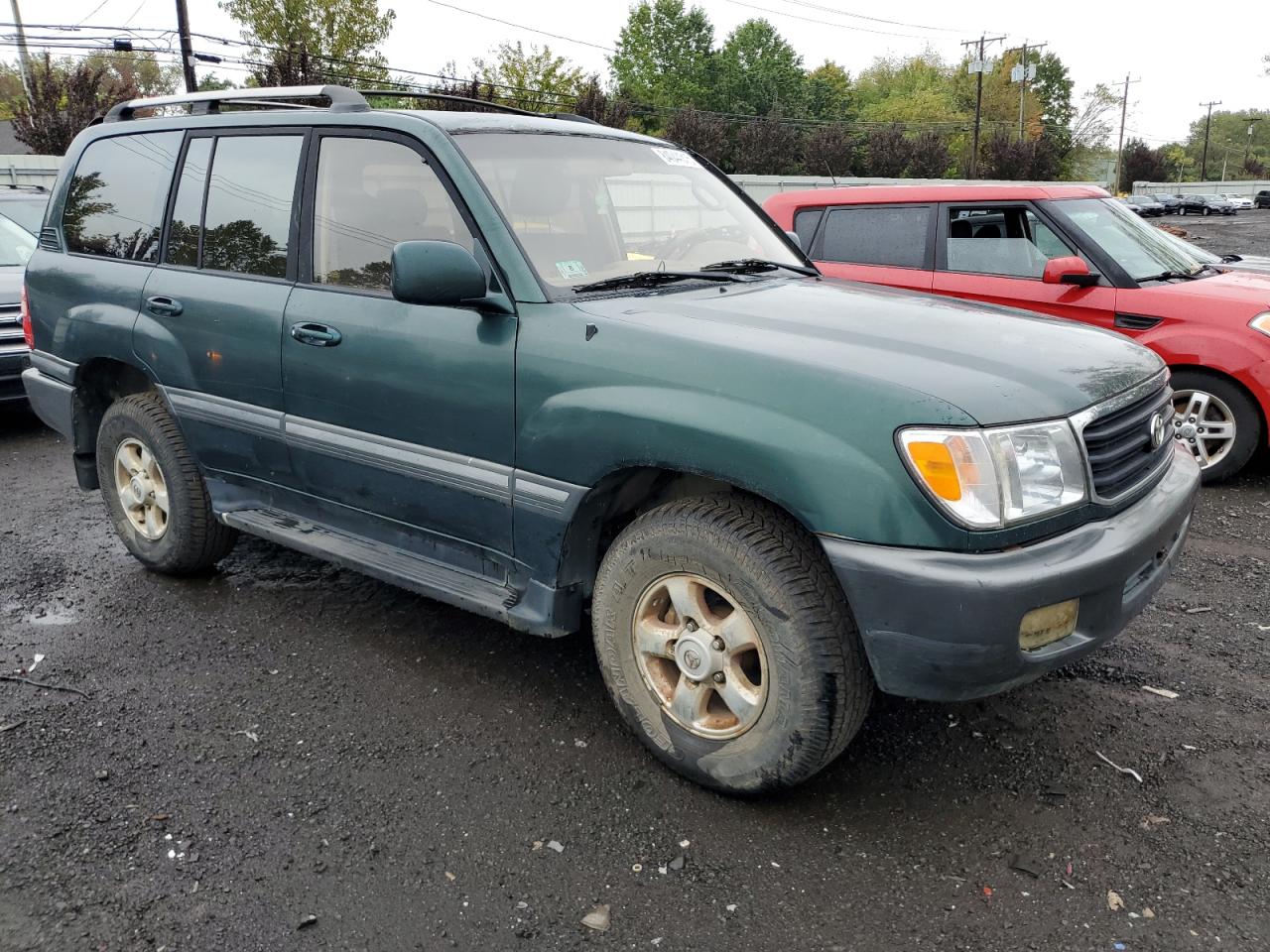 1998 Toyota Land Cruiser Green vin: JT3HT05J5W0016834