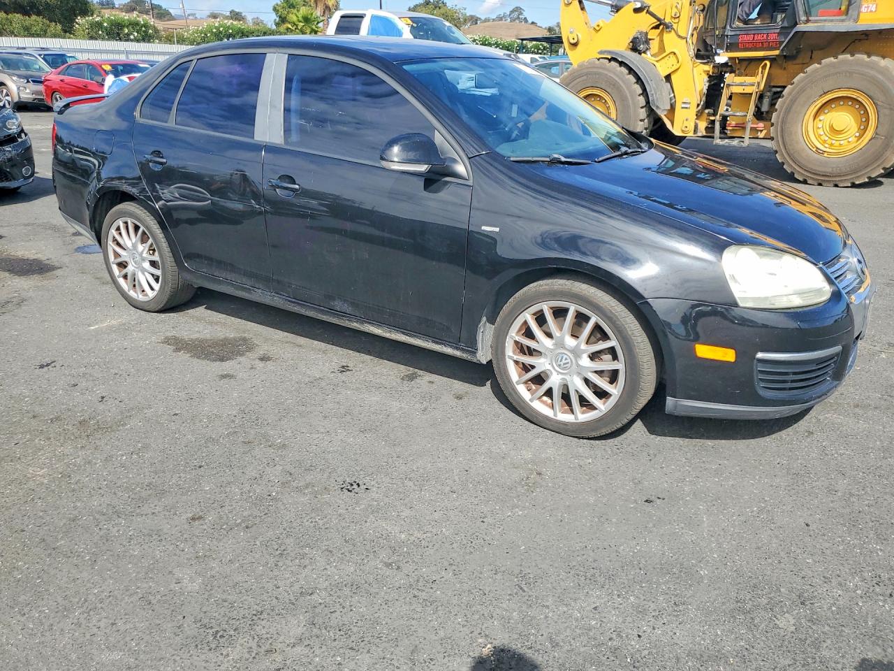 2008 Volkswagen Jetta Wolfsburg Black vin: 3VWRA71K48M173779