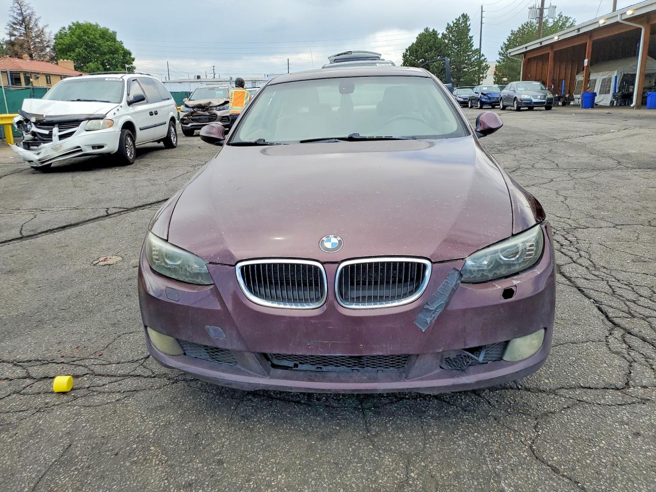 2008 Bmw 328 Xi Maroon vin: WBAWC33588PD09941