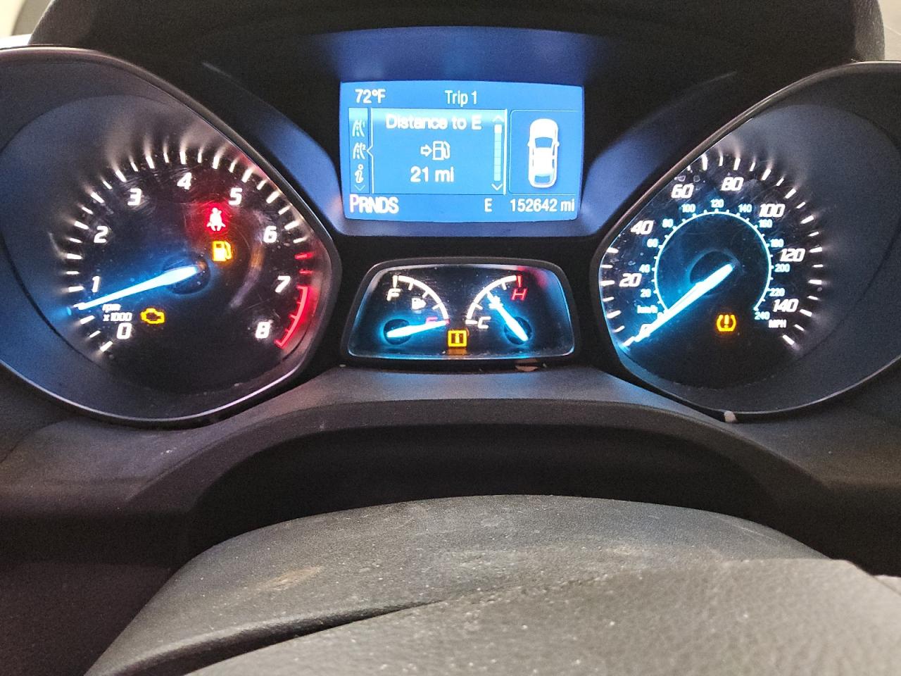 2014 Ford Escape Se Silver vin: 1FMCU9G9XEUC09574 Damage: Warning Light - Engine, On, Unacceptable