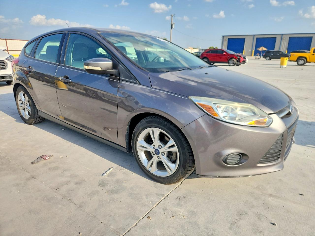 2014 Ford Focus Se Gray vin: 1FADP3K28EL192387