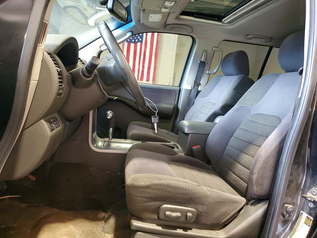 2006 Nissan Pathfinder S Black vin: 5N1AR18W56C619625
