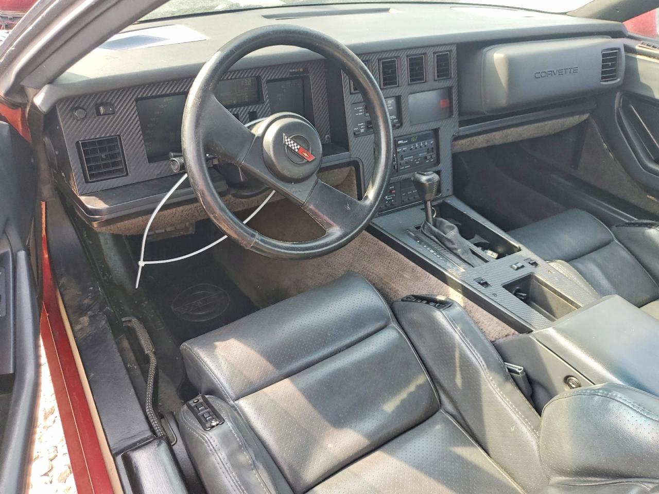 1986 Chevrolet Corvette Red vin: 1G1YY0781G5117115