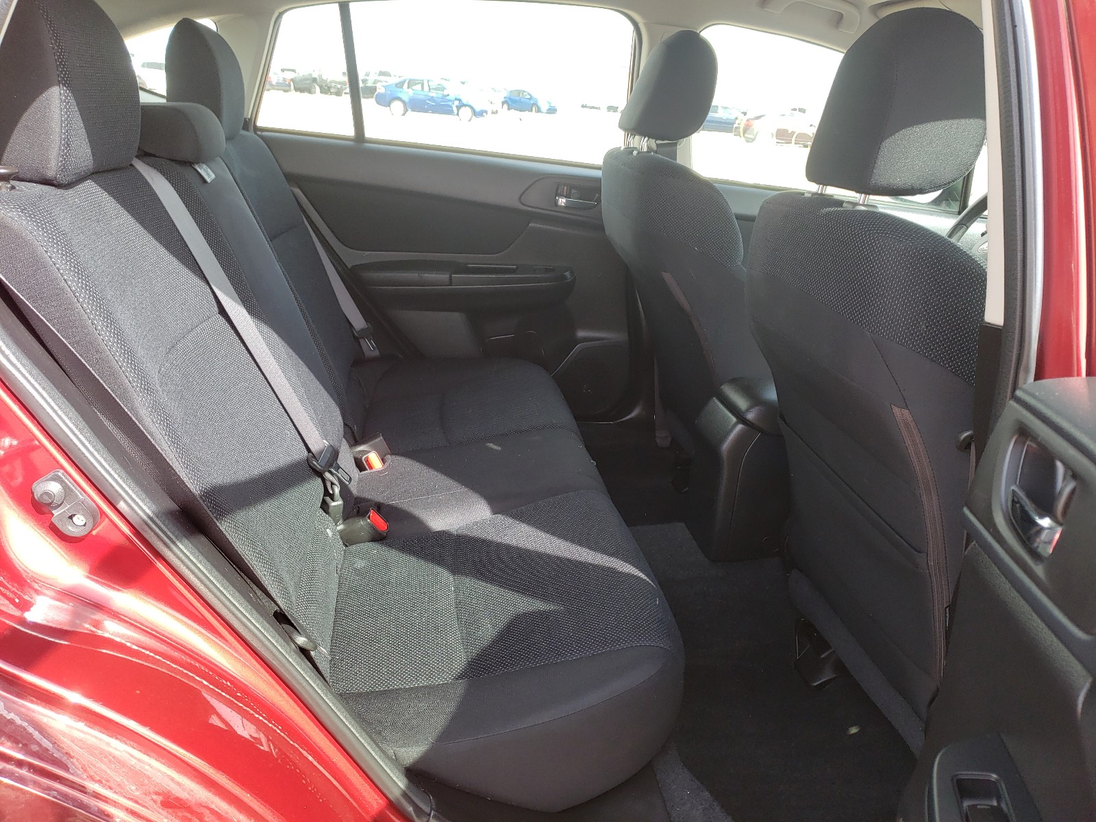 2013 Subaru Impreza Premium Red vin: JF1GPAC65D2849055