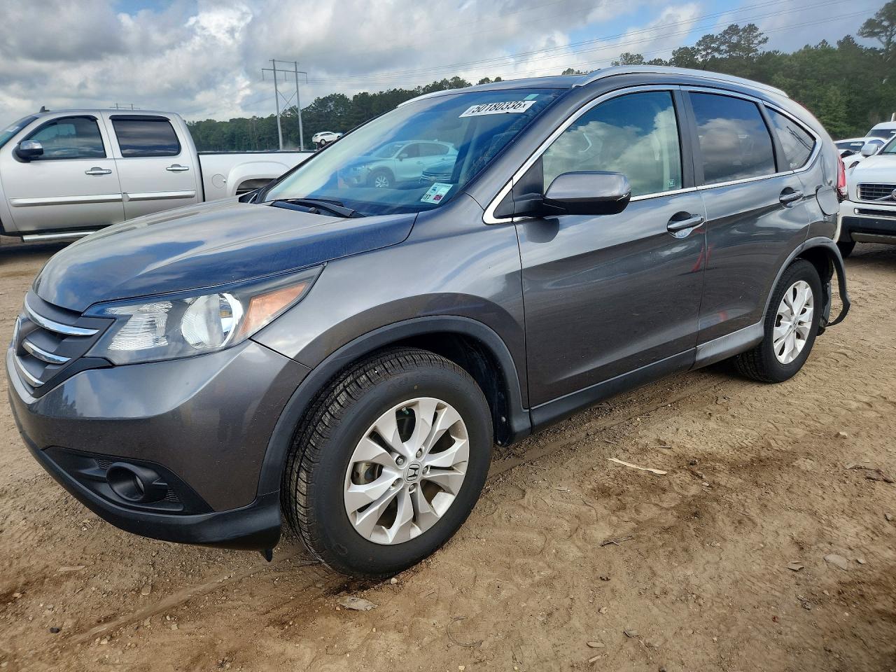 2012 Honda Cr-v Exl Black vin: 2HKRM3H71CH513313