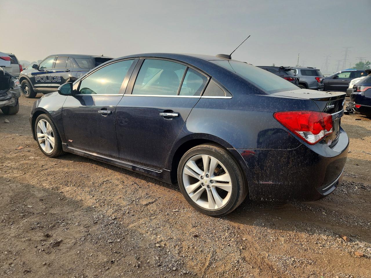 2015 Chevrolet Cruze Ltz Blue vin: 1G1PG5SBXF7129815