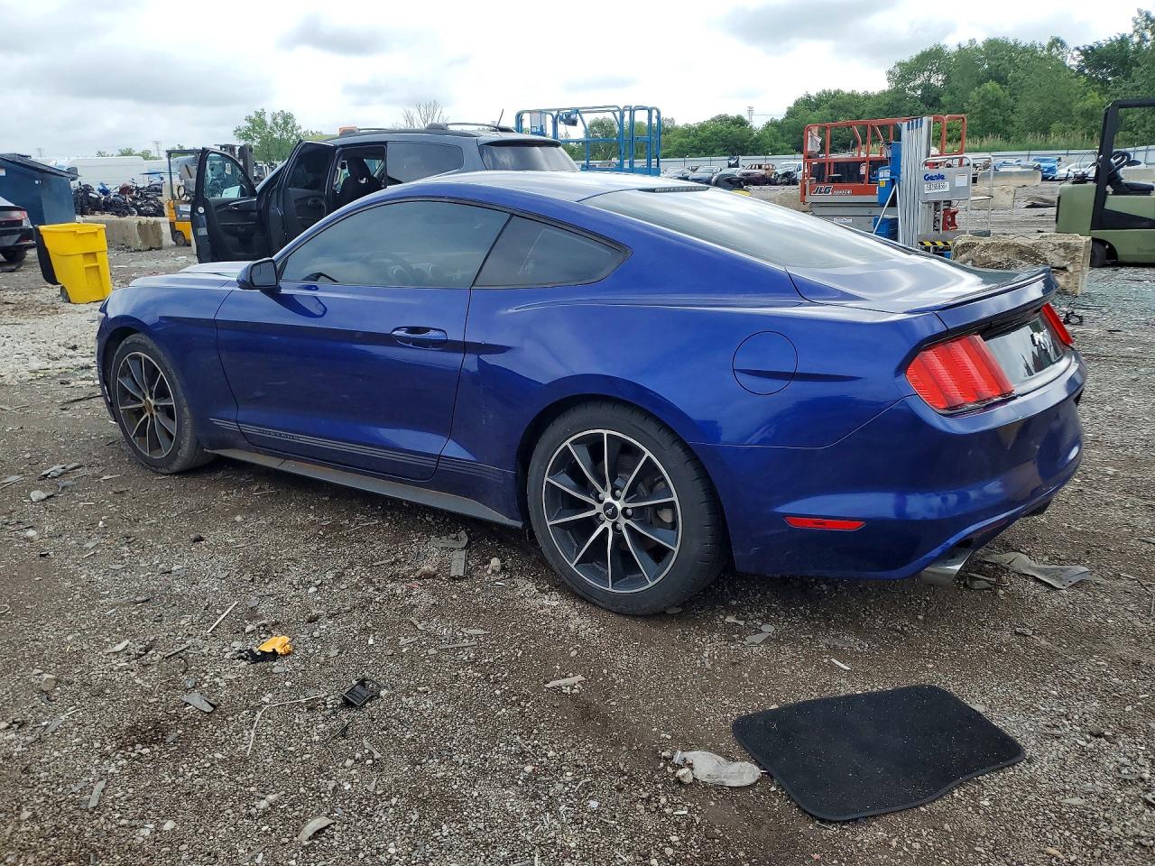 2015 Ford Mustang Blue vin: 1FA6P8TH4F5357771