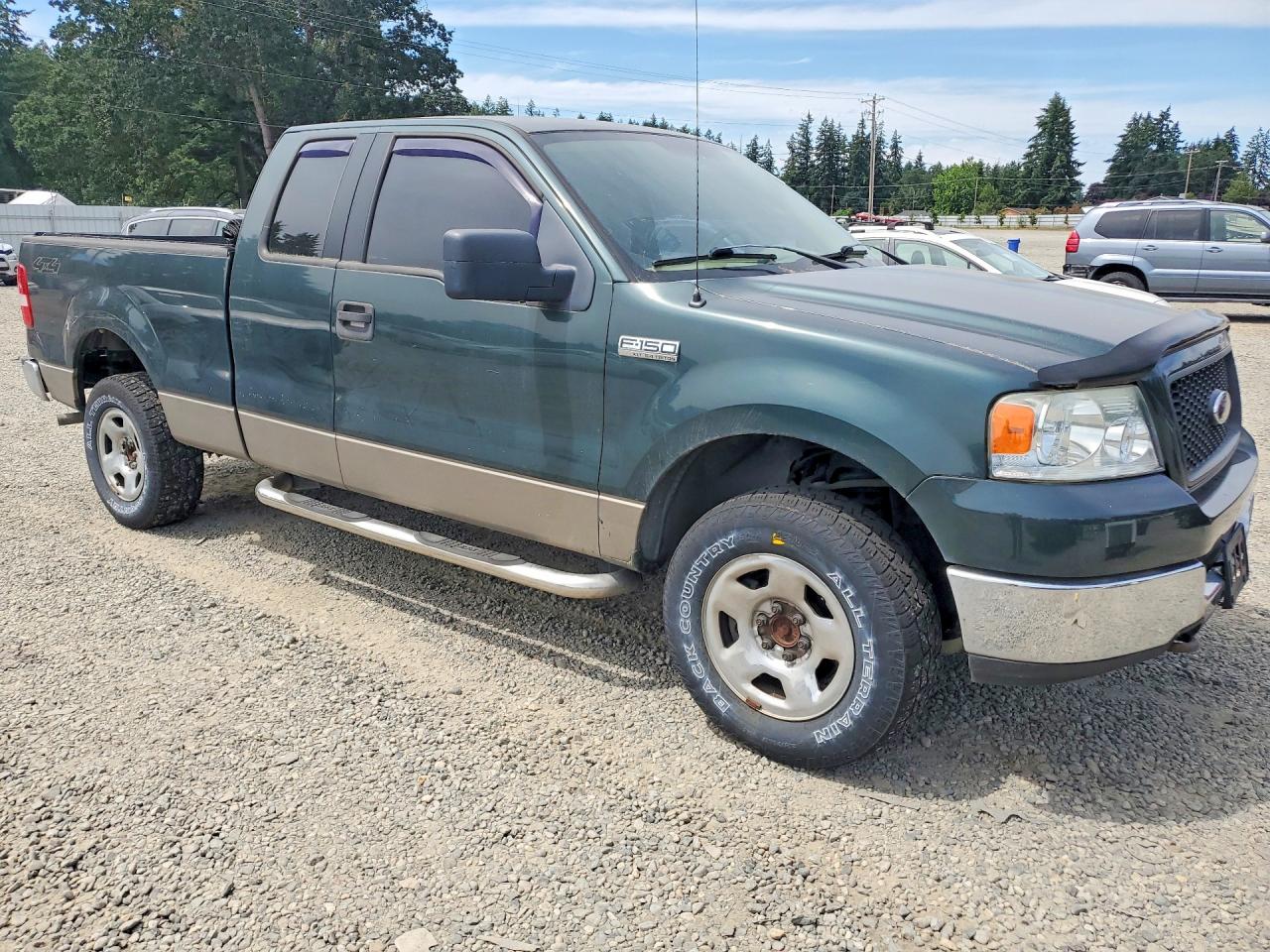 2005 Ford F150 Green vin: 1FTPX14565NB02807