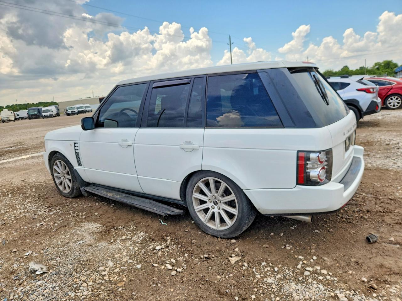 2012 Land Rover Range Rover Hse Luxury White vin: SALMF1E44CA381618