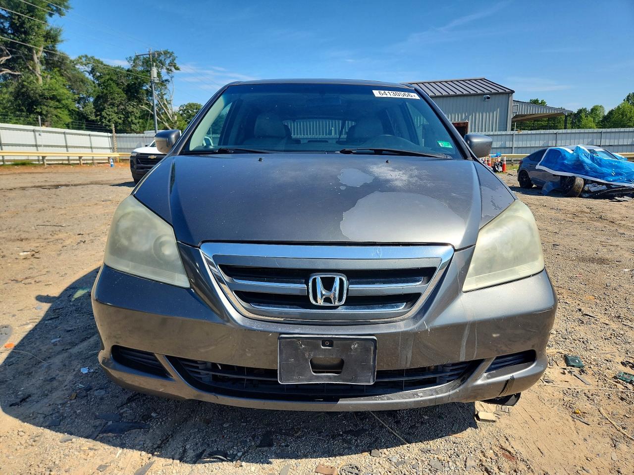 2007 Honda Odyssey Exl Gray vin: 5FNRL38797B120201