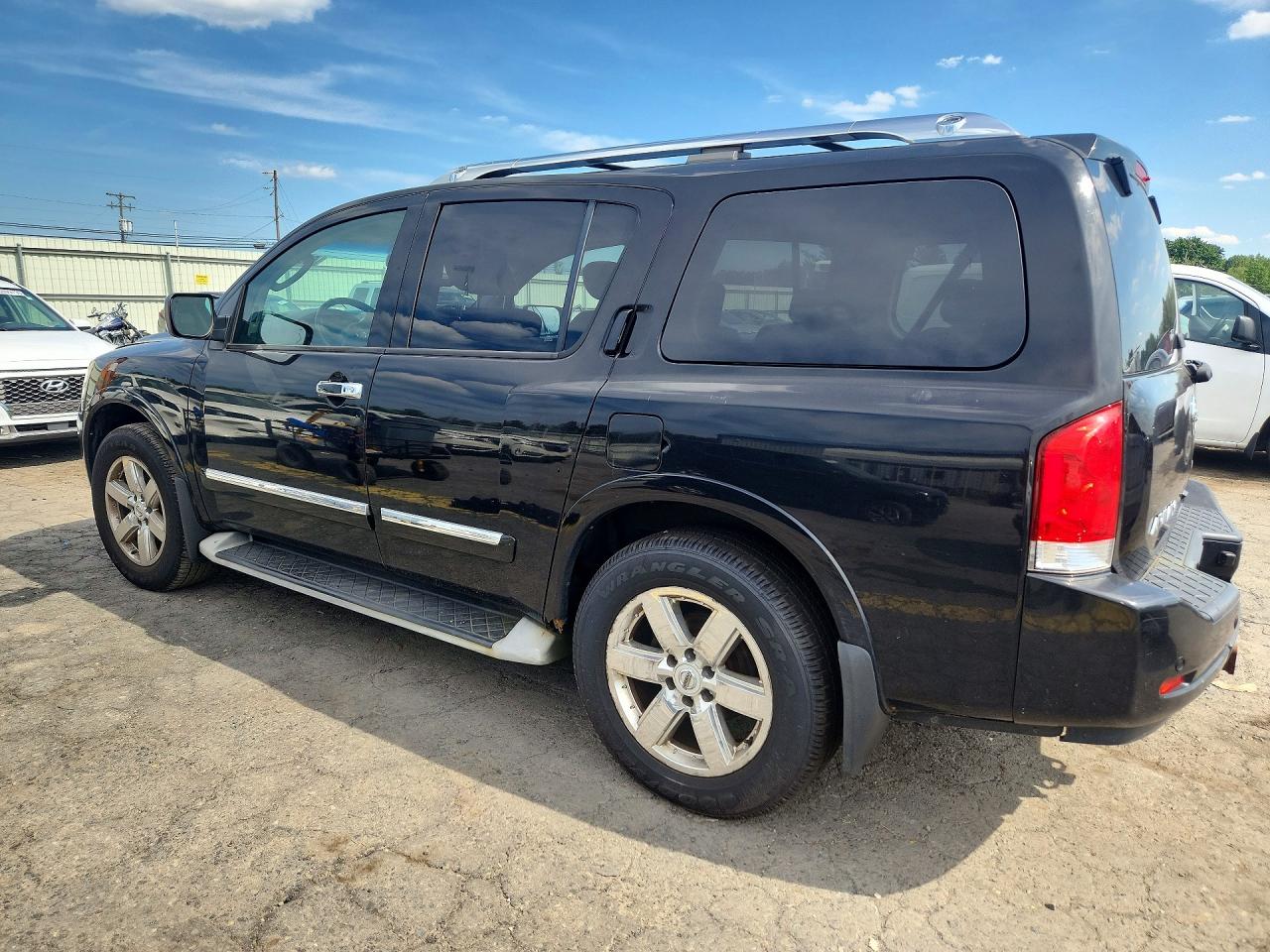 2010 Nissan Armada Platinum Черный vin: 5N1AA0NE5AN609915