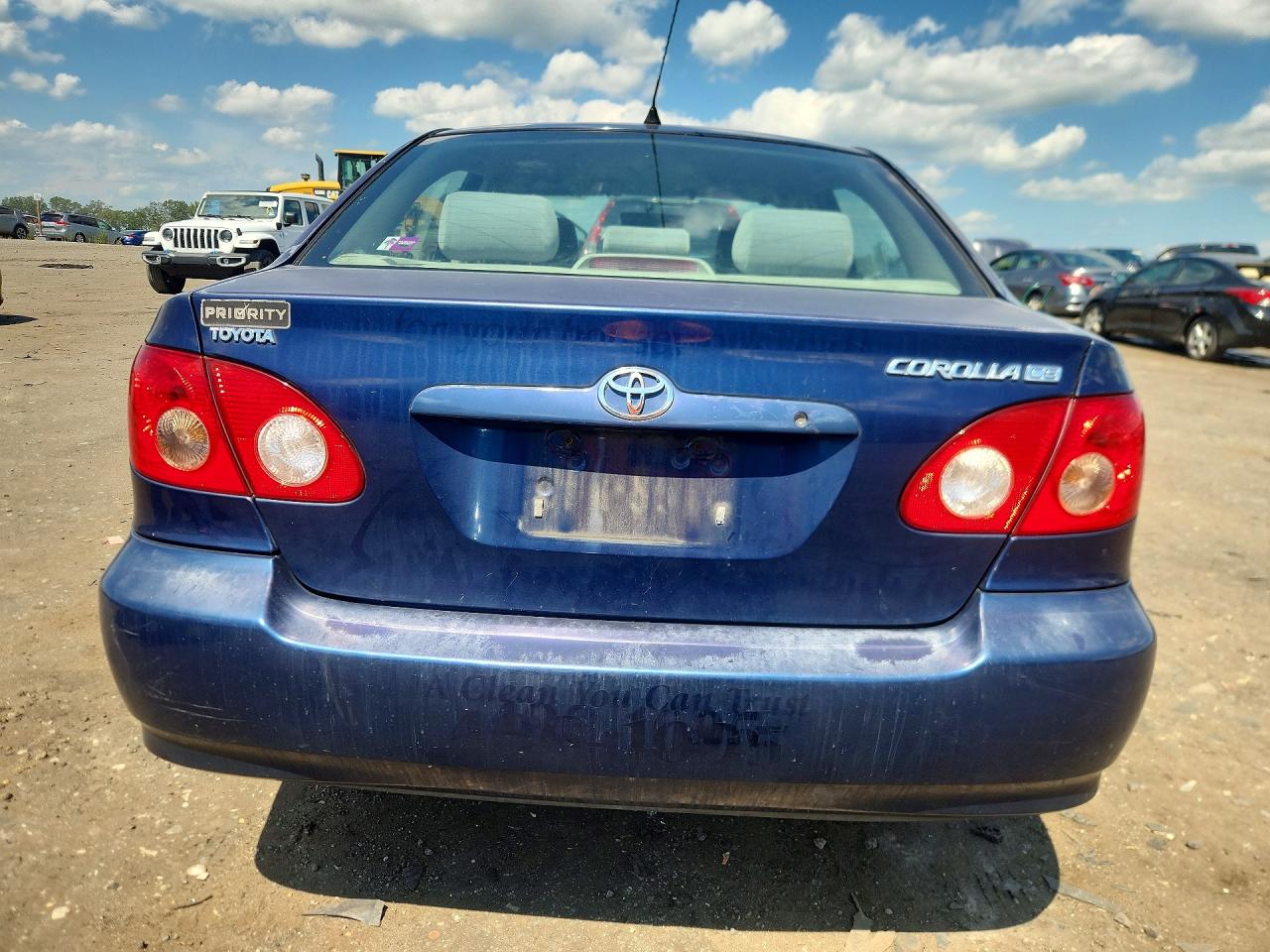2007 Toyota Corolla Ce Blue vin: 2T1BR32E87C796859