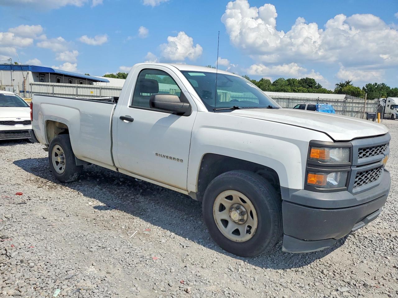 2015 Chevrolet Silverado C1500 Белый vin: 1GCNCPEHXFZ293950