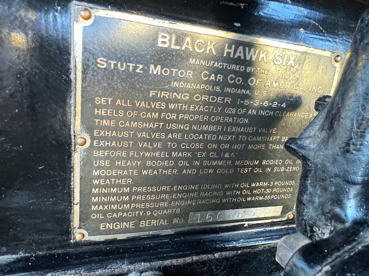 1929 Stut Blackhawk Двухцветный vin: 16038