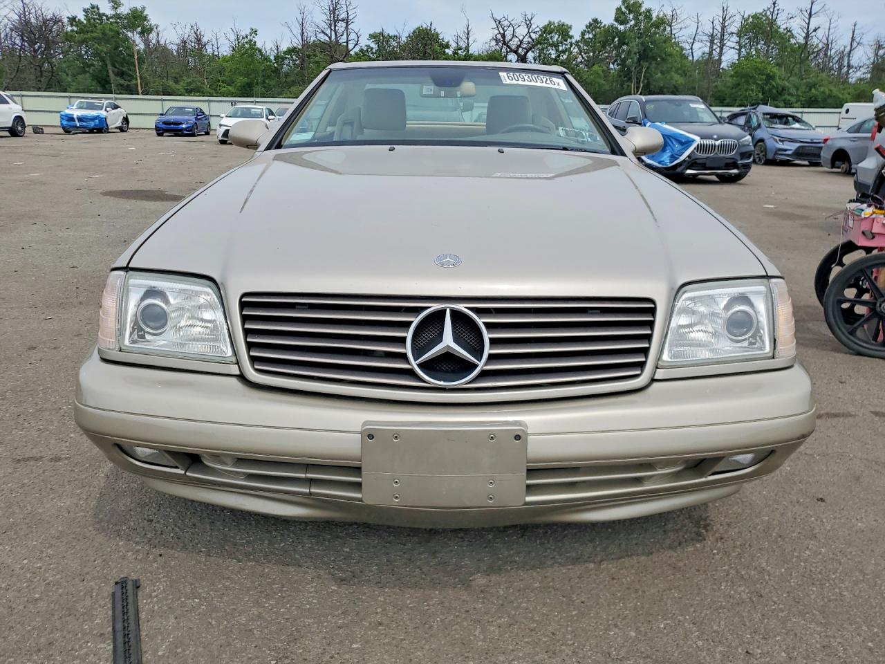 1999 Mercedes-benz Sl 500 Tan vin: WDBFA68F4XF183072