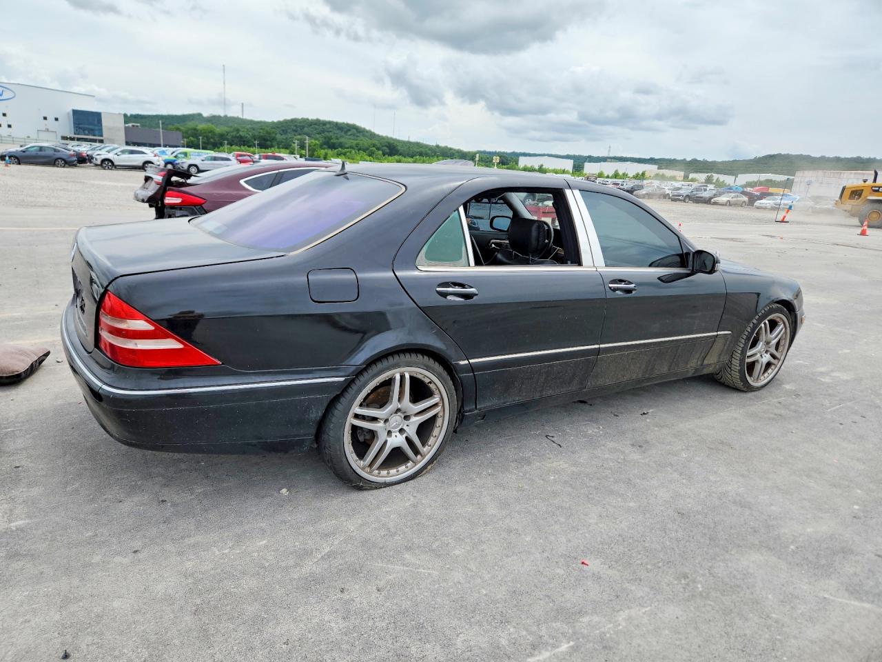 2001 Mercedes-benz S 500 Black vin: WDBNG75J51A177083