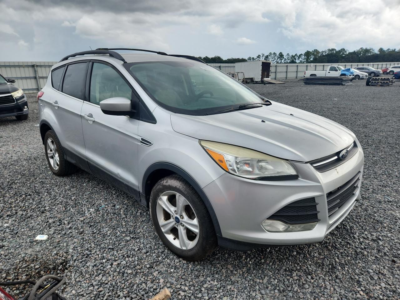 2013 Ford Escape Se Silver vin: 1FMCU9GX2DUA37439