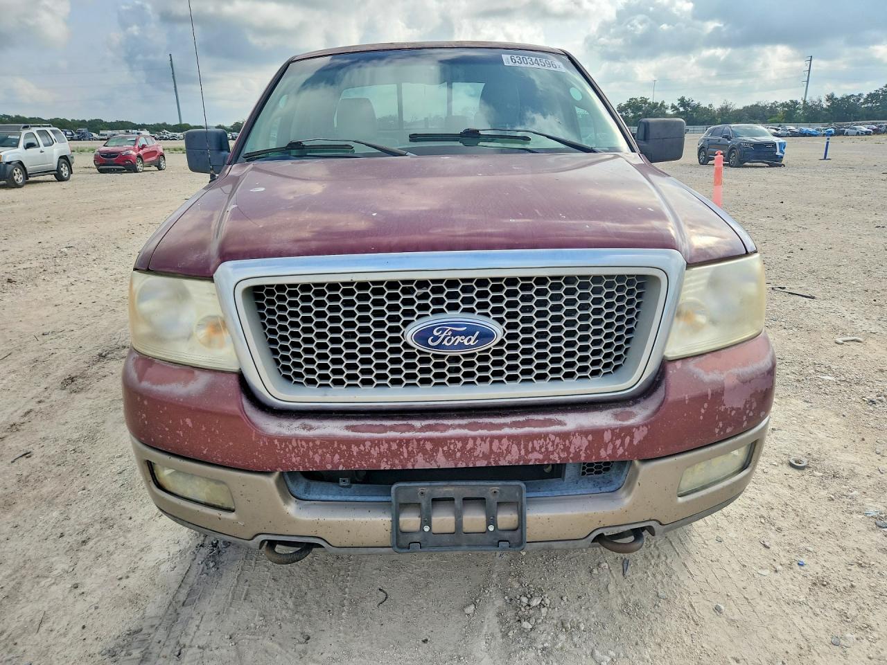 2004 Ford F150 Supercrew Red vin: 1FTPW14524KD64522