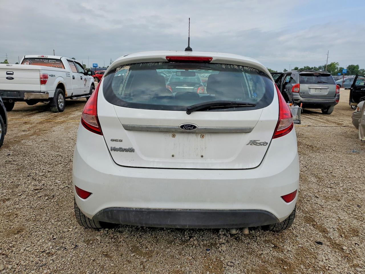 2012 Ford Fiesta Ses White vin: 3FADP4FJ8CM102156