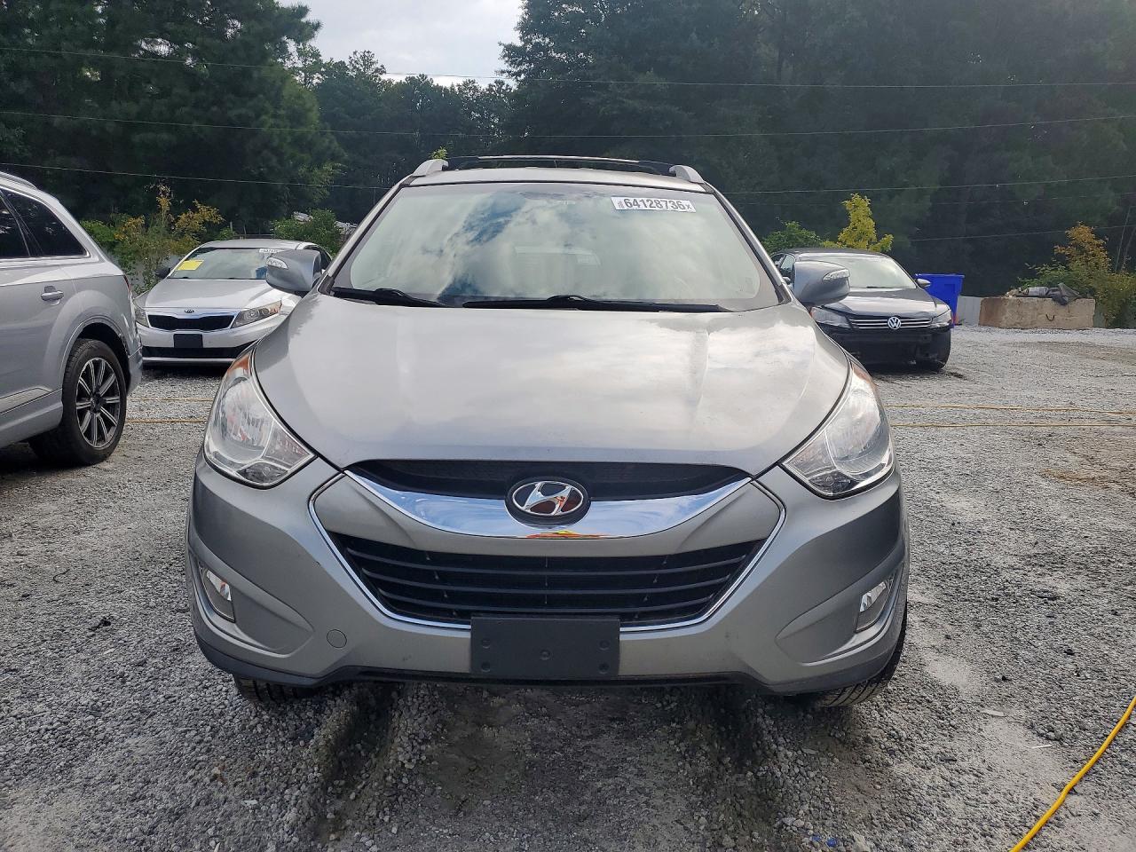 2012 Hyundai Tucson Limited Silver vin: KM8JU3ACXCU390116