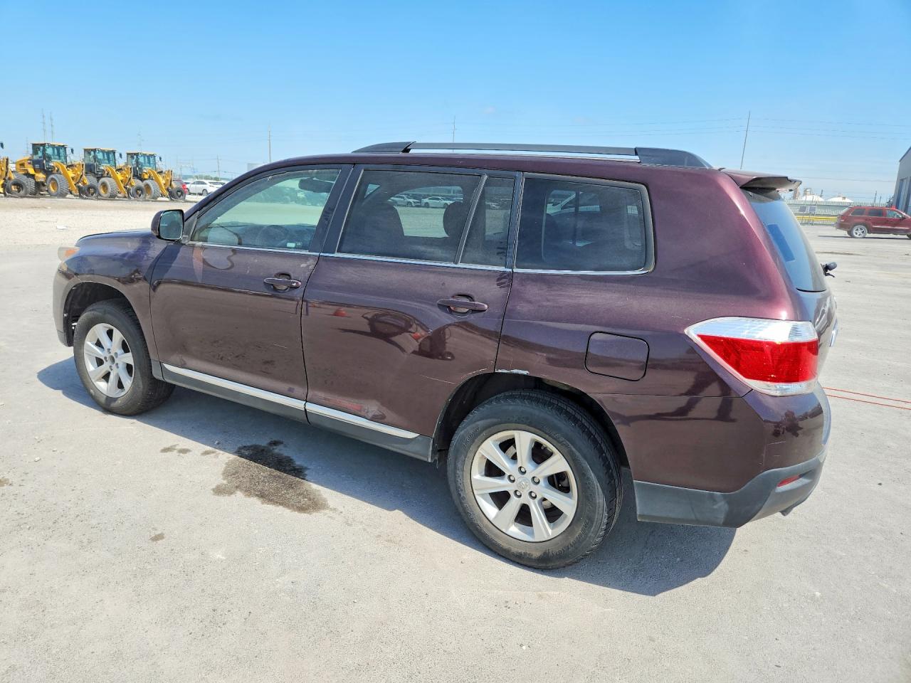 2011 Toyota Highlander Se Burgundy vin: 5TDZK3EH7BS036463