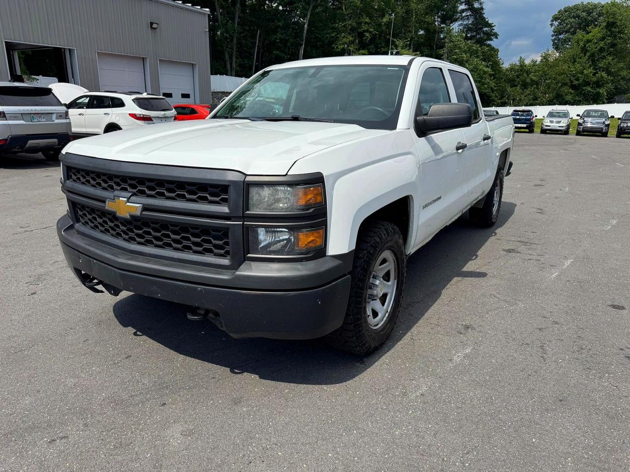2015 Chevrolet Silverado K1500 White vin: 3GCUKPEC1FG209047