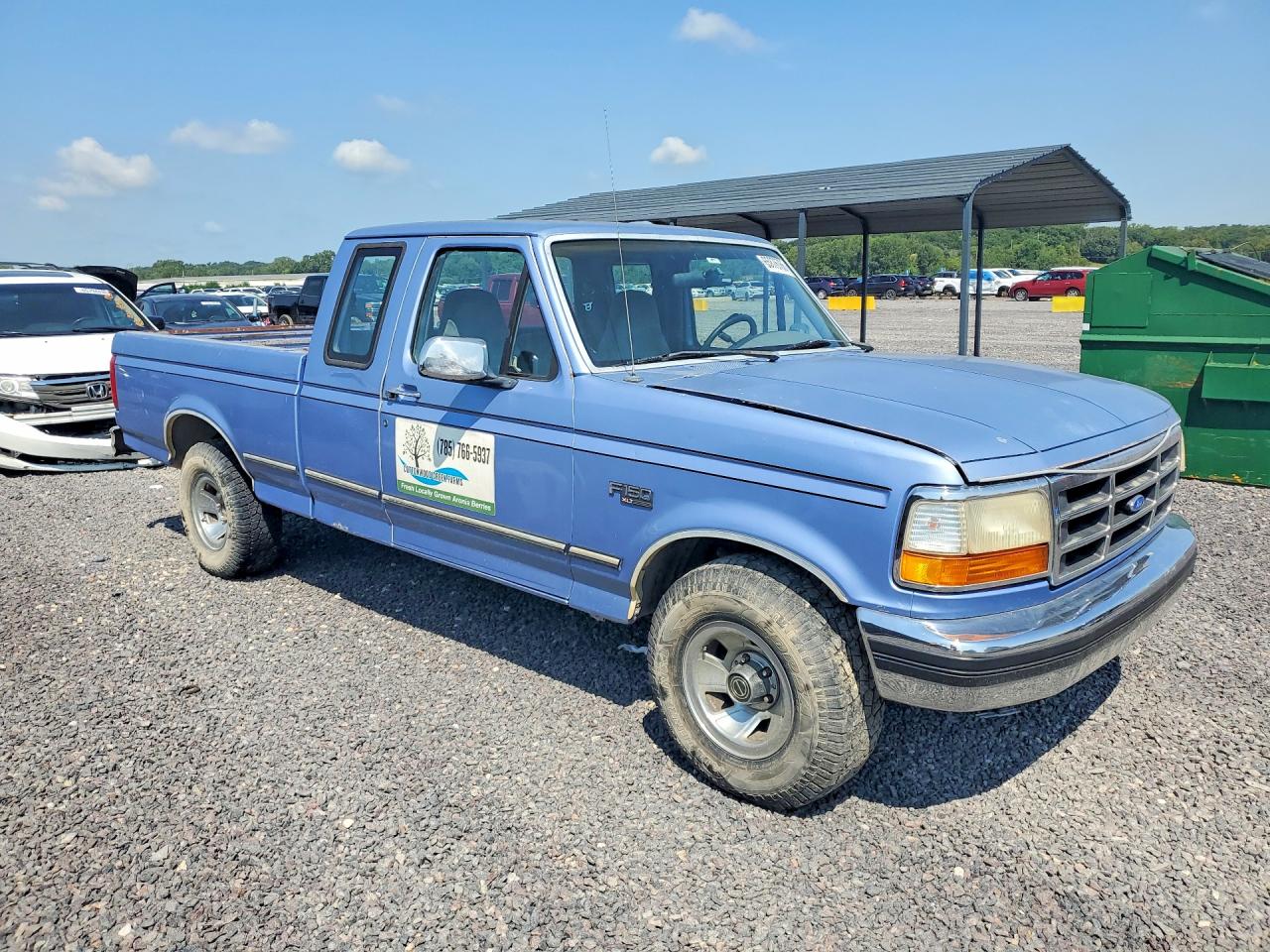 1996 Ford F150 Blue vin: 1FTEX15N4TKA34785