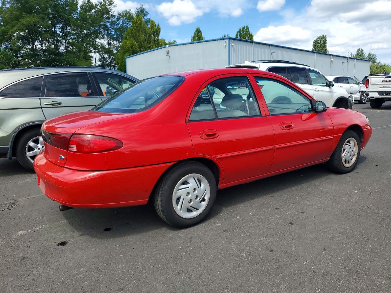 2001 Ford Escort Red vin: 3FAFP13P01R101809